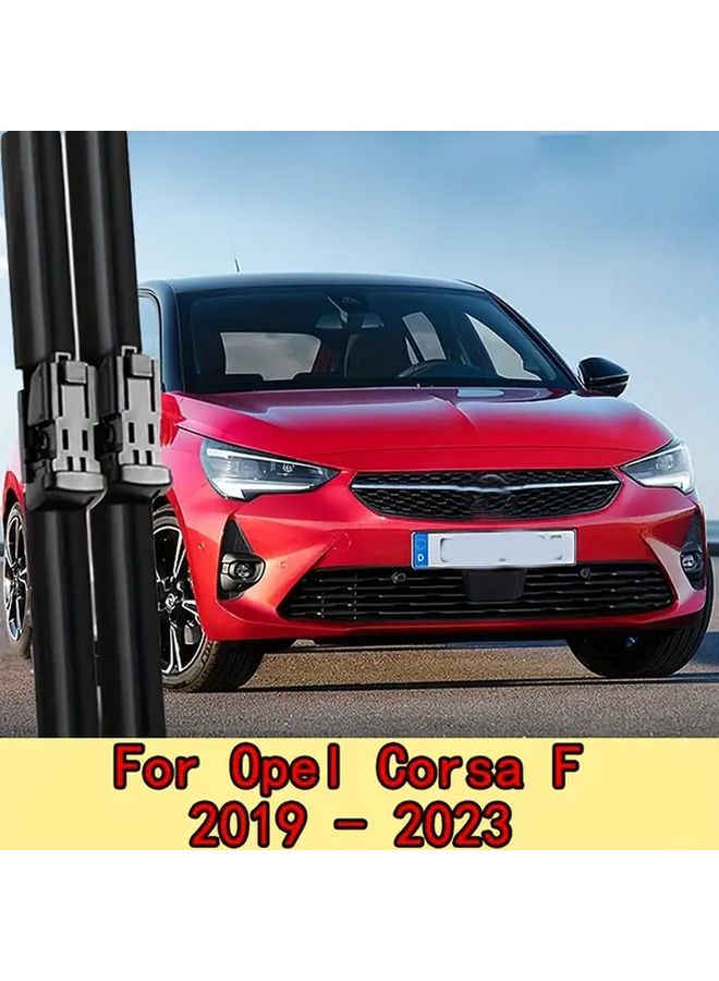Opel Corsa F 2019 2023 Front Windshield Wiper Blades Set 24 And 16 Inch 2pcs - Image 1